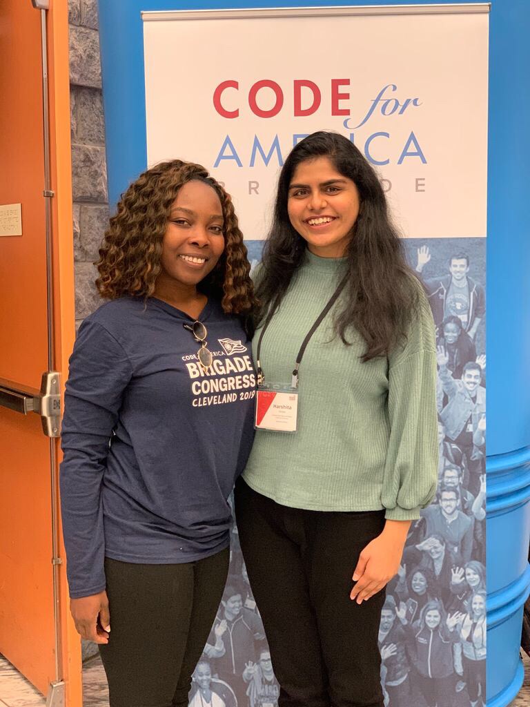 Whitney Lubin at a Code for America event